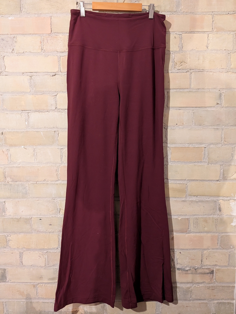 Lululemon High-Rise Flared Yoga Pants Burgundy